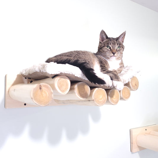 Natural Cat Bed - wall mounted