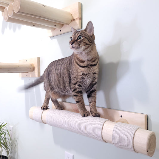 Cat Scratch Post Natural - wall mounted